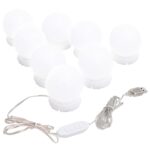 Lampe de miroir avec 8 ampoules LED Blanc chaud et blanc froid – Image 2