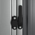 Abri de jardin Gris 118,5x97x209,5 cm Acier galvanisé – Image 4