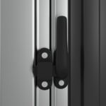 Abri de jardin Anthracite 118,5x97x209,5 cm Acier galvanisé – Image 4