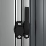 Abri de jardin Gris 180,5x97x209,5 cm Acier galvanisé – Image 5