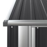 Abri de jardin Anthracite 180,5x97x209,5 cm Acier galvanisé – Image 3