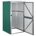 Abri à outils de jardin vert 88x89x161 cm acier galvanisé – Image 3
