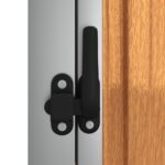 Abri à outils de jardin marron 88x89x161 cm acier galvanisé – Image 4