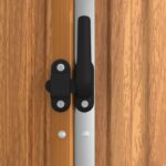 Abri à outils de jardin marron 161x89x161 cm acier galvanisé – Image 4