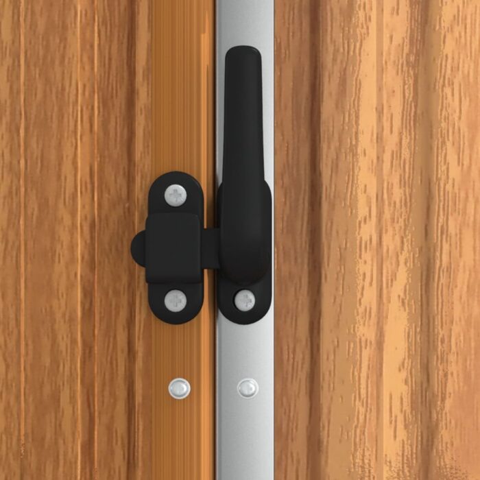 Abri à outils de jardin marron 161x89x161 cm acier galvanisé – Image 4