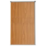 Abri à outils de jardin marron 225x89x161 cm acier galvanisé – Image 3