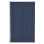 Remise de jardin murale Anthracite 118x100x178 cm Acier – Image 2
