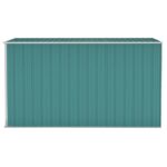 Abri de jardin mural Vert 118x288x178 cm Acier galvanisé – Image 2
