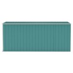 Abri de jardin mural Vert 118x382x178 cm Acier galvanisé – Image 2