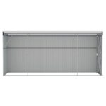 Abri de jardin mural Anthracite 118x382x178 cm Acier – Image 3