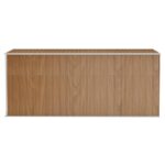 Abri de jardin mural Marron 118x382x178 cm Acier galvanisé – Image 2