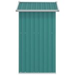 Abri de jardin Vert 126x97,5x177 cm Acier galvanisé – Image 3