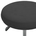 Chaise pivotante de bureau Noir Velours – Image 3