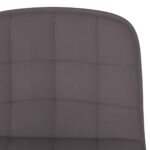 Tabourets de bar lot de 2 taupe tissu – Image 7