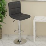Tabouret de bar Noir Similicuir