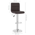 Tabouret de bar Marron Similicuir – Image 7