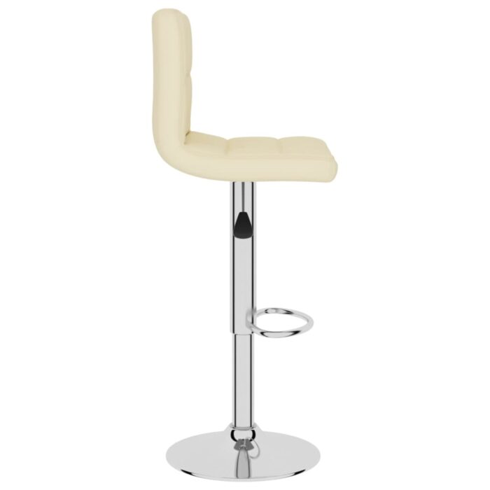 Tabouret de bar Crème Tissu – Image 3