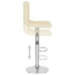 Tabouret de bar Crème Tissu – Image 5