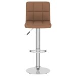 Tabouret de bar Marron Tissu – Image 2