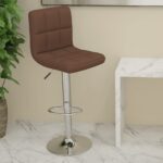Tabouret de bar Marron Tissu