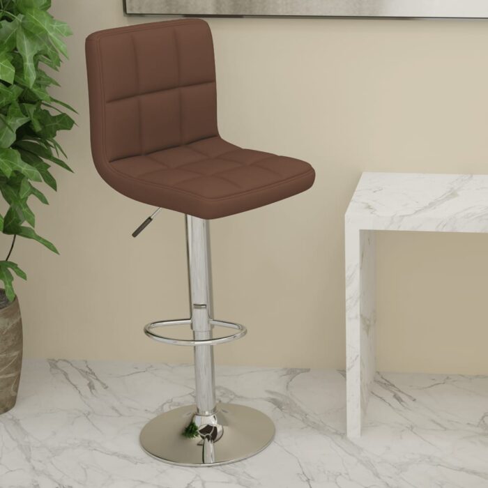 Tabouret de bar Marron Tissu – Image 1