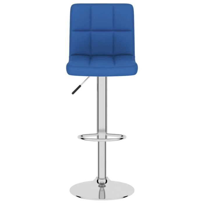 Tabouret de bar Bleu Tissu – Image 2