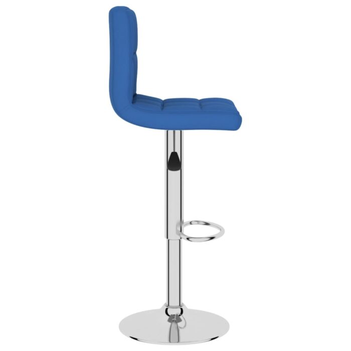 Tabouret de bar Bleu Tissu – Image 3