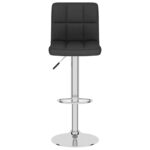 Tabouret de bar Noir Tissu – Image 2