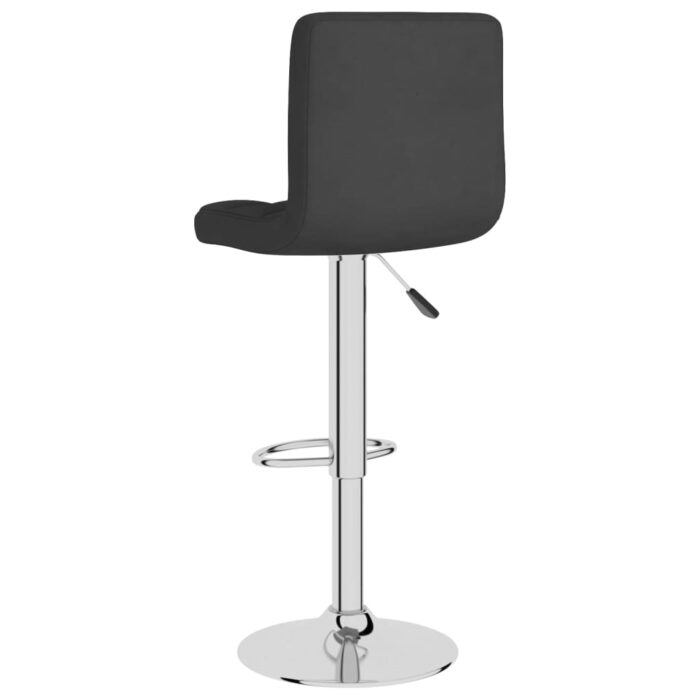 Tabouret de bar Noir Tissu – Image 4