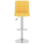 Tabouret de bar Jaune moutarde Tissu – Image 2
