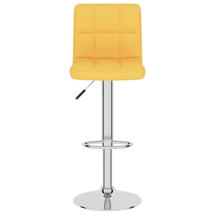 Tabouret de bar Jaune moutarde Tissu – Image 2