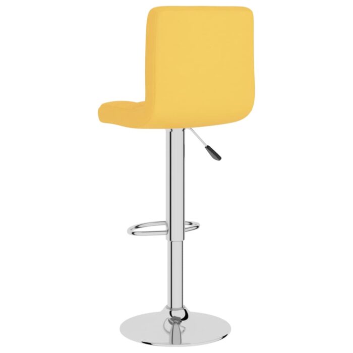 Tabouret de bar Jaune moutarde Tissu – Image 4