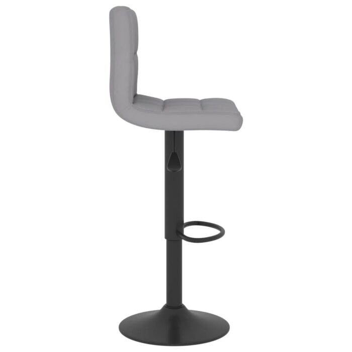 Tabouret de bar Gris clair Tissu – Image 3