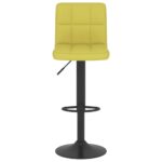 Tabouret de bar Vert Tissu – Image 3