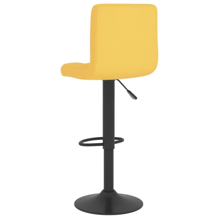 Tabouret de bar Jaune moutarde Tissu – Image 4