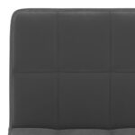 Tabourets de bar lot de 2 noir velours – Image 6
