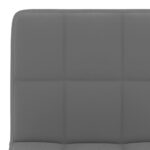 Tabourets de bar lot de 2 gris foncé velours – Image 6