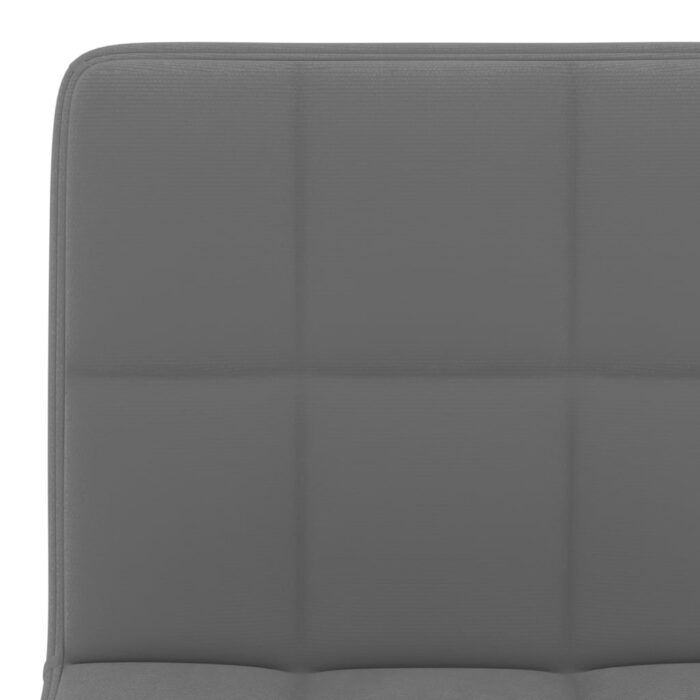 Tabourets de bar lot de 2 gris foncé velours – Image 6