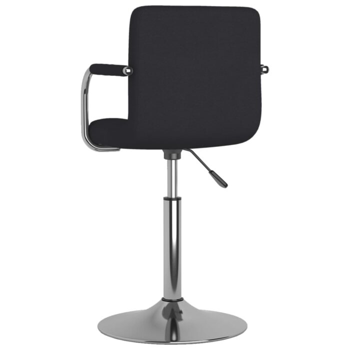 Tabouret de bar Noir Tissu – Image 4