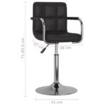 Tabouret de bar Noir Similicuir – Image 7