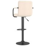 Tabouret de bar Crème Tissu – Image 4