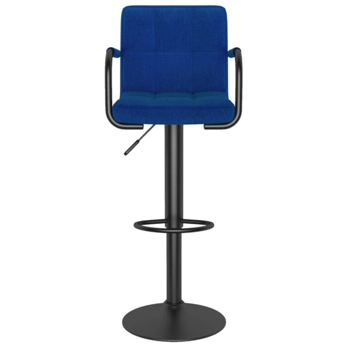 Tabouret de bar Bleu Tissu – Image 2