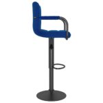 Tabouret de bar Bleu Tissu – Image 3