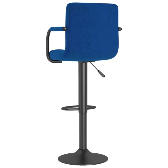 Tabouret de bar Bleu Tissu – Image 4
