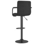 Tabouret de bar Noir Tissu – Image 4