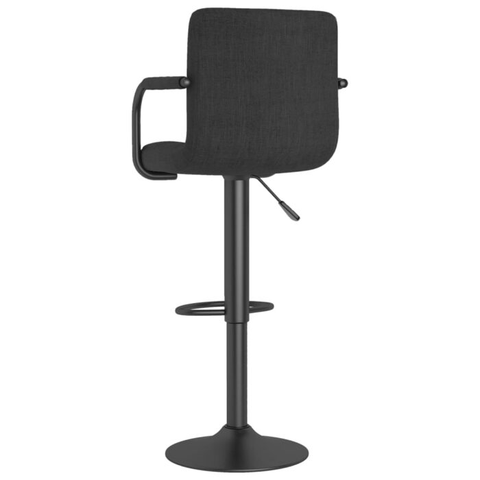 Tabouret de bar Noir Tissu – Image 4