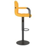 Tabouret de bar Jaune moutarde Tissu – Image 3
