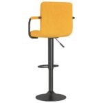 Tabouret de bar Jaune moutarde Tissu – Image 4