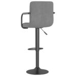 Tabouret de bar Gris clair Velours – Image 3