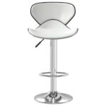 Tabouret de bar Blanc Similicuir – Image 2